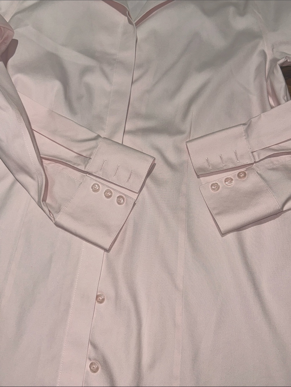 Chico's Light Pink Button-Down Shirt - Picture 6 of 11